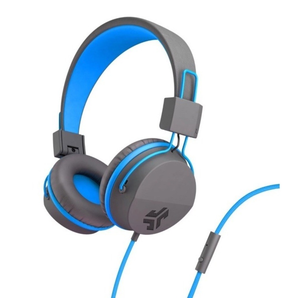 JLab JBuddies Studio Wired Kids Headphones On-Ear, Volume Limiter, School/Travel